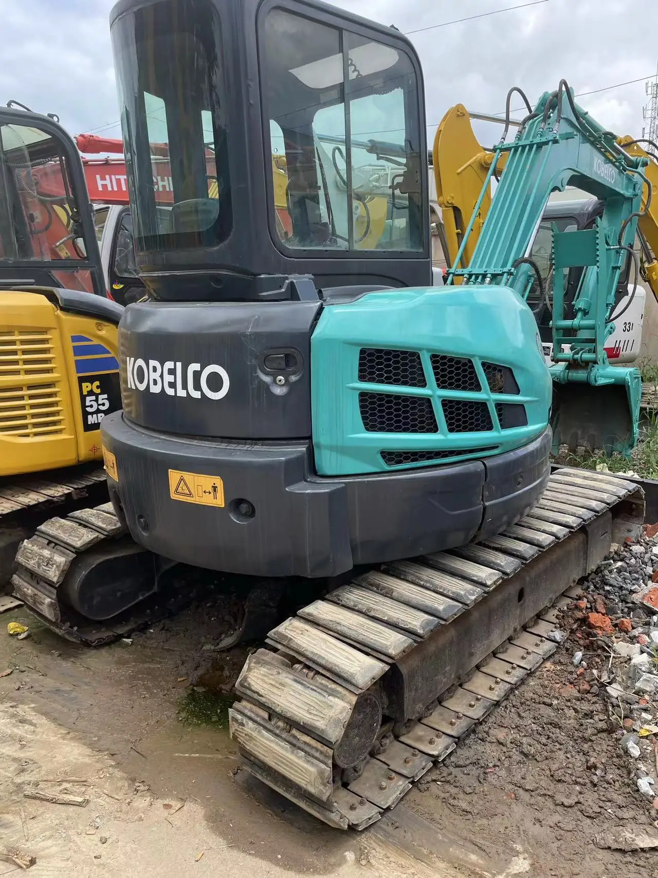 Мини-экскаватор KOBELCO SK55 sh50 sk60 5 тонн хорошая цена Лидер продаж