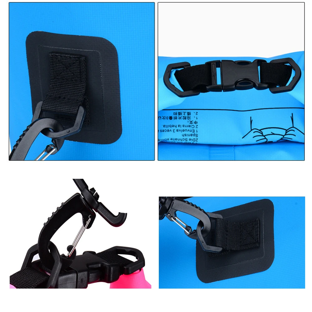 
2L 5L10L15L20L25L30L 40L 50L60L Boating Floating Hiking Kayak Wet 250D/500D tarpaulin Outdoor Ocean Pack waterproof dry bag 