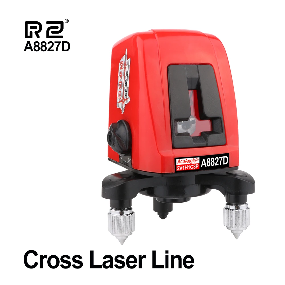LA8827D Nivel laser level 360 self-leveling 3 line 3 dots 2V1H3D Red Lazer Line Portable leveling Instruments