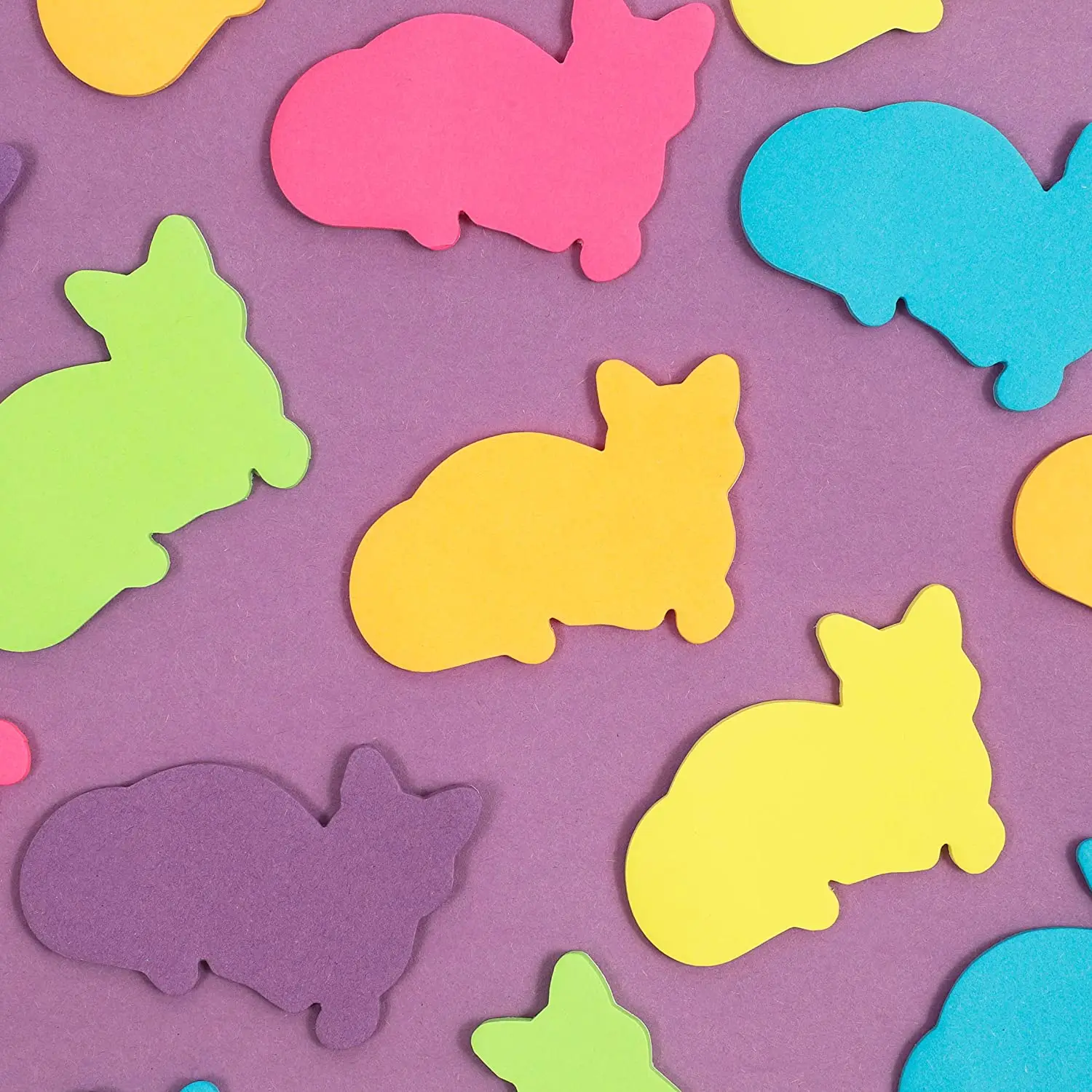 
6 Colors, 2.8 x 2.7 in,18 Pack Chat Shaped Sticky Notes Memo Notepad 