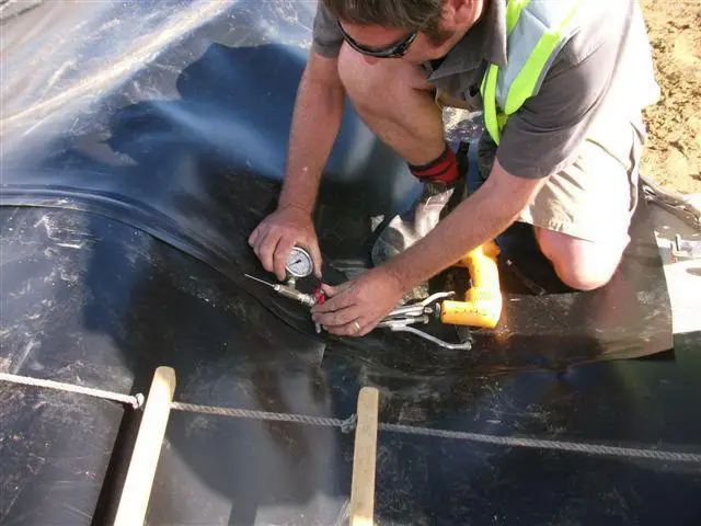  HDPE геомембранный пластиковый экструдер сварочный пистолет