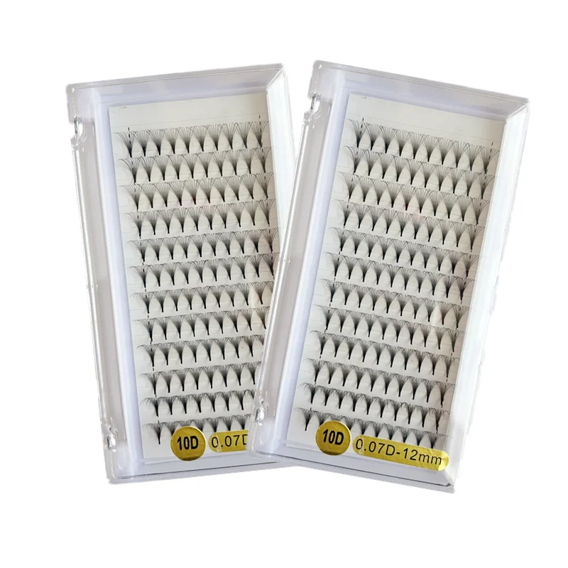 Pointy Base Superroot  Premade Fan Eyelash Extension Synthetic Hair Natural Long Hand Made Lashes Private Label Wholesale