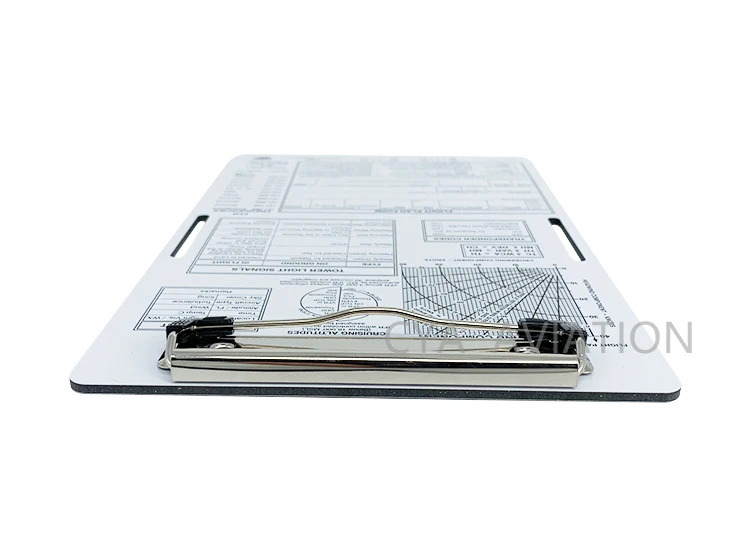 Aluminum pilots kneeboard for school flight training CYA Aviation VFR