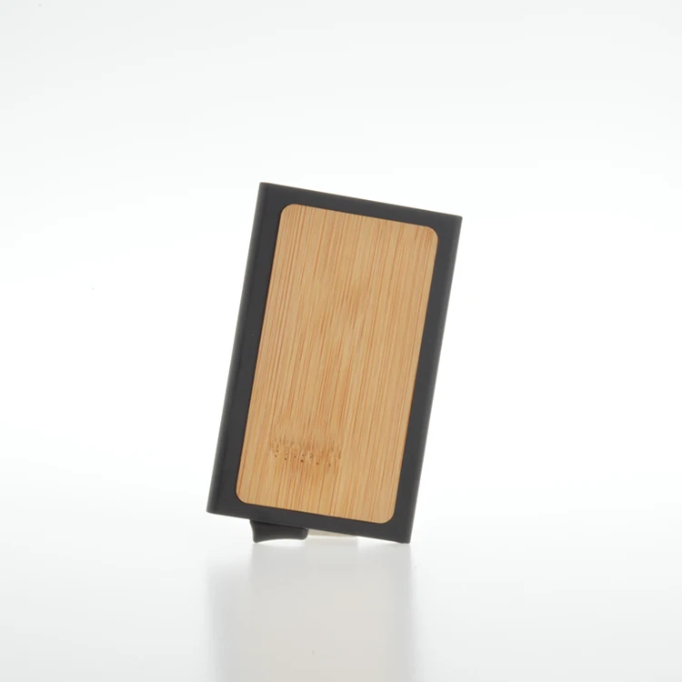 Newest minimalist wood wallet wooden wallet for men rfid blocking wood place card holder bamboo wallets