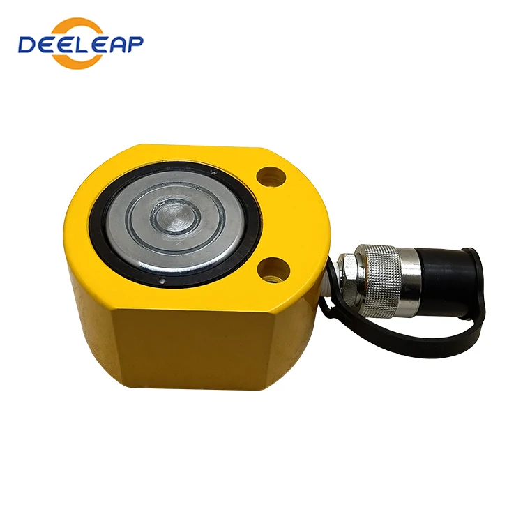 20t Ultra-Thin Floor Manual Hydraulic Lifting Jack with Stainless Steel  Flat Single Acting Design JackingCylinder DY-RSM-200