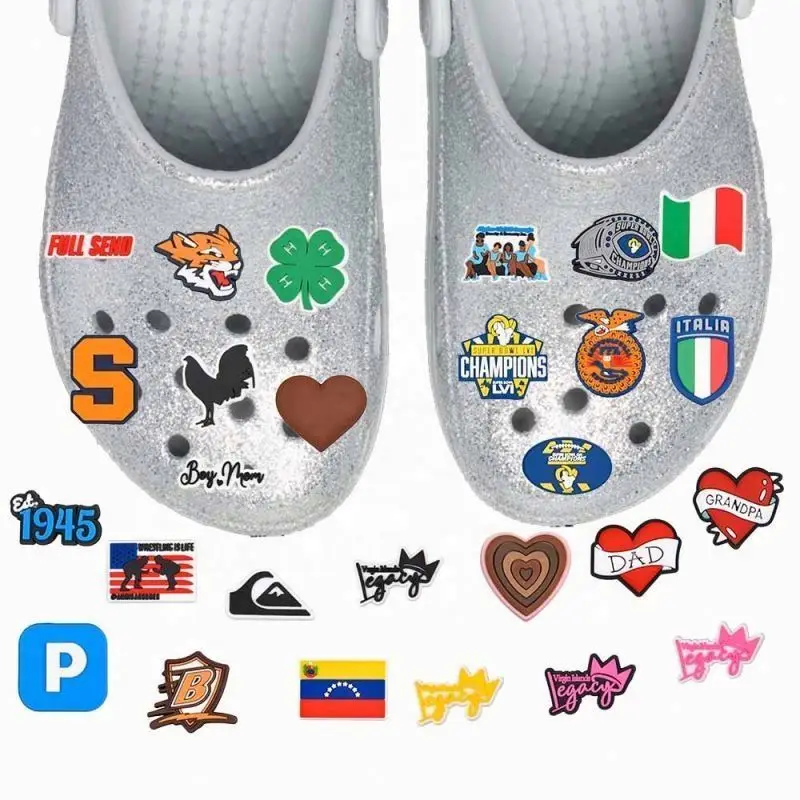 Summer sandals charms black girl magic soft PVC shoes charm For crks Clog BGM lady accessories cheap custom