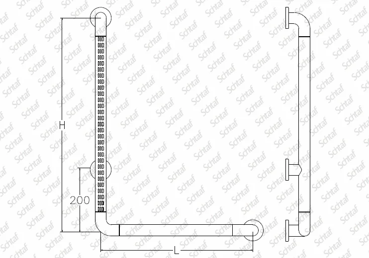 
colorfull grab bar L shaped toliet grab bar 