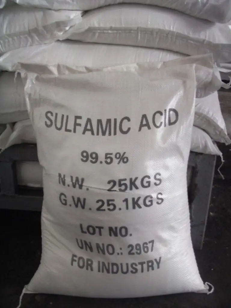 China manufacturer sulphamic acid industrial grade 99.8% sulfamic acid price h3no3s CAS 5329-14-6