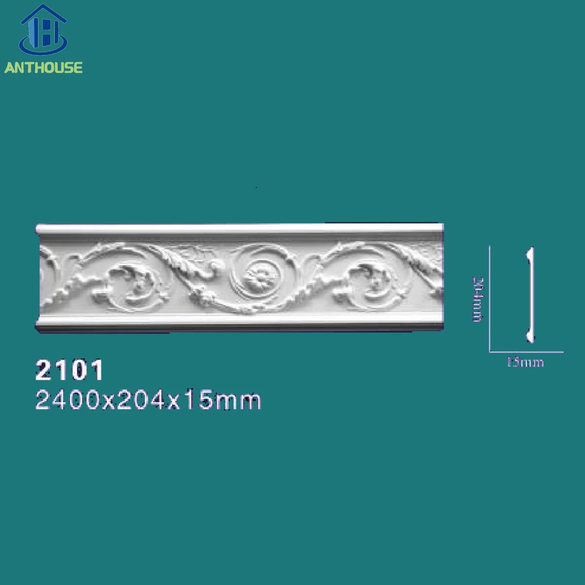 Decor Pu Flat cornice plain craved moulding Curtain cornice Moulding Home Design Flat PU Foam Panel Moulding For Wall