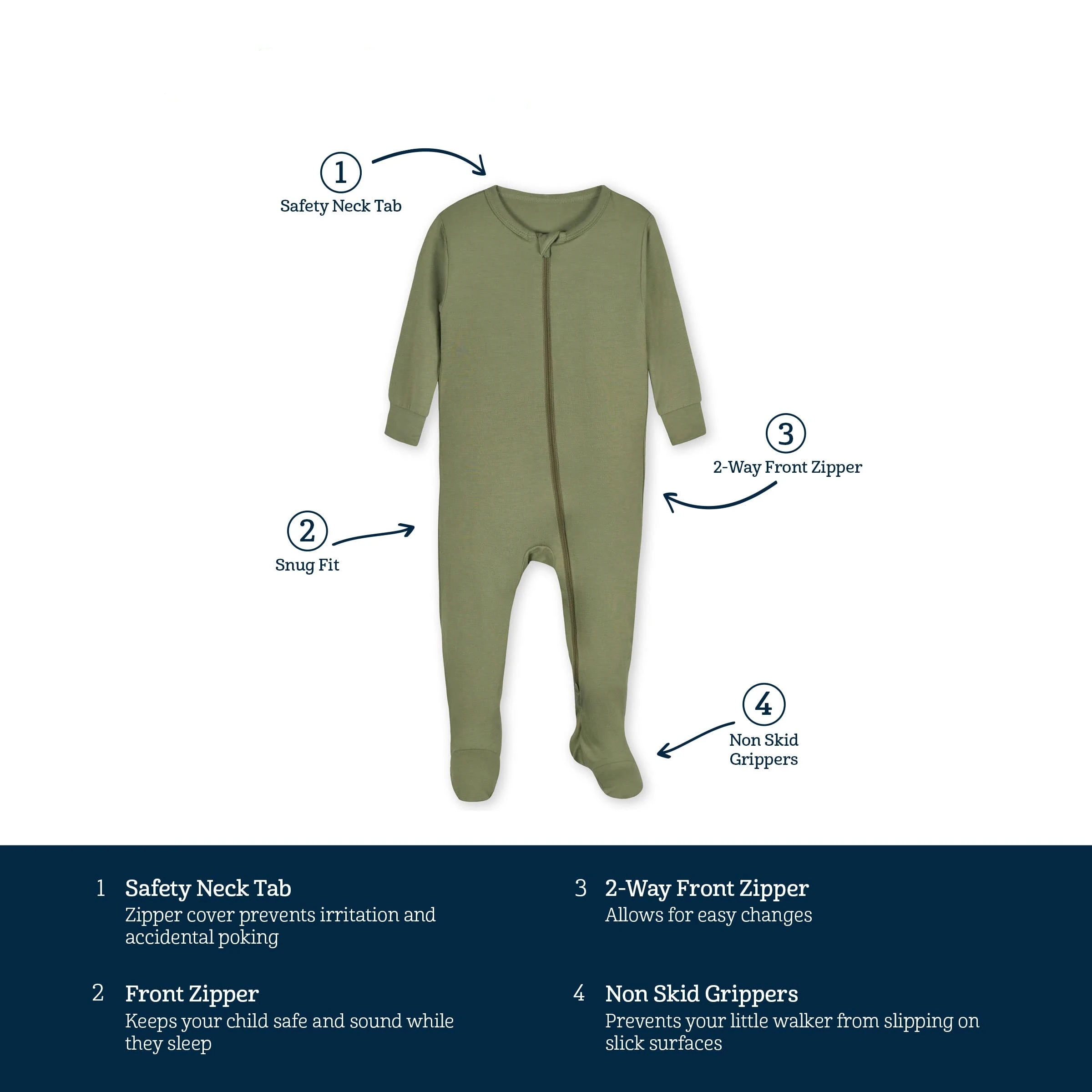 Wholesale Custom dual zipper fold over new born baby rompers baby girl clothes Toddler Pajamas Print Bamboo Baby Clothes