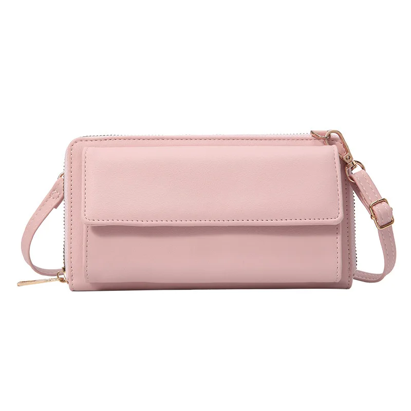 Luxury Vegan Leather Crossbody Bags Small Purse Wallet Case Sling Bag for Phone PU Lady Handbags Fashion Bags Polyester Single