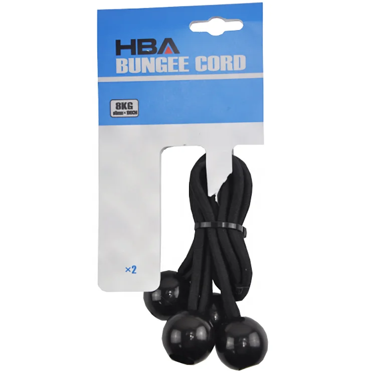 5mm Latex Light Duty Canopy Bungee Cord with Balls Universal Ties for Tents Outdoor