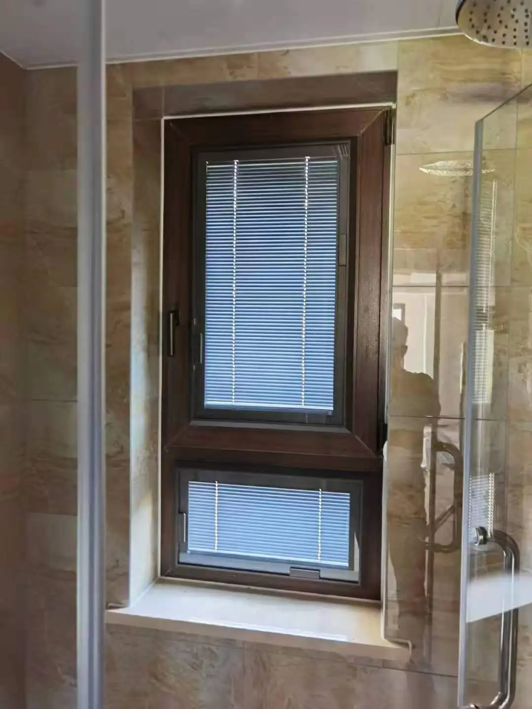 Electrical Integral Windows Doors With Blinds Between Double Insulated Glass