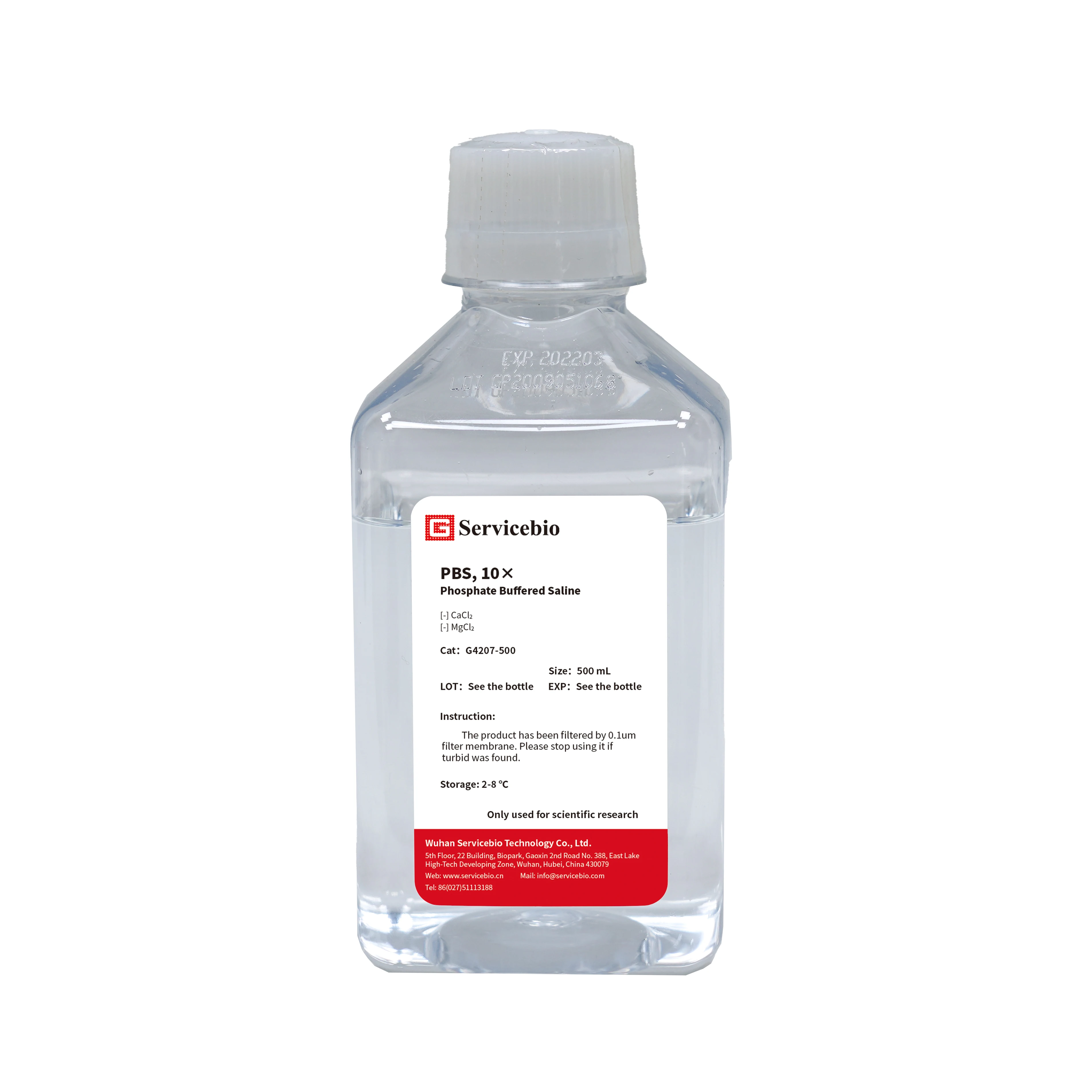 Phosphatebuffered Saline Liquid  10 Times PBS Buffer Solution Balanced Salt Solution for Lab