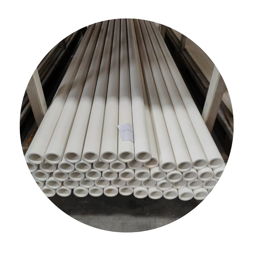 customize 100cm 200cm 300cm alumina ceramic roller for Glass Tempering Furnace