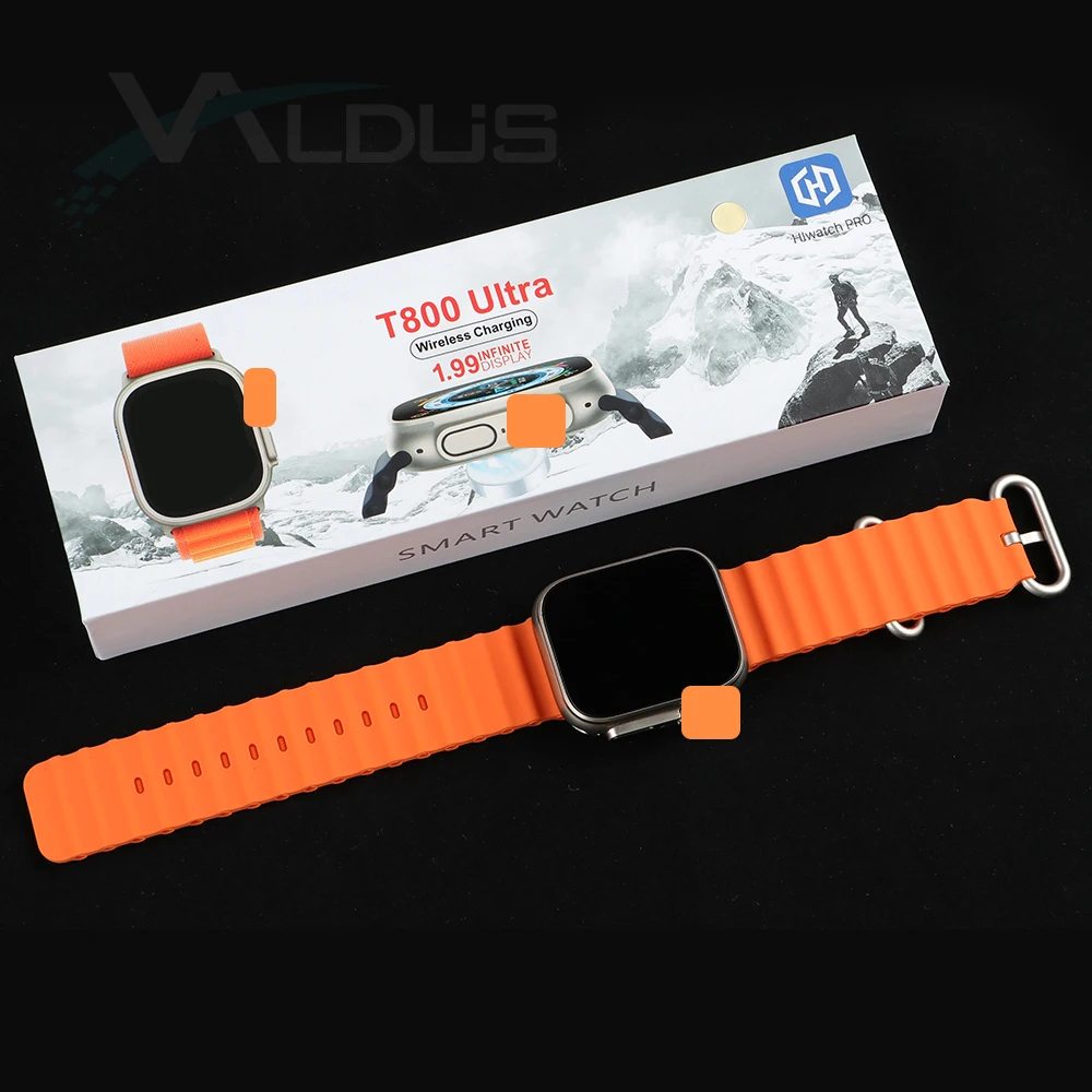 1.99 Inch T800 Ultra Smartwatch Touch Screen Fitness Tracker montre reloj inteligente Series 8 Smart Watch