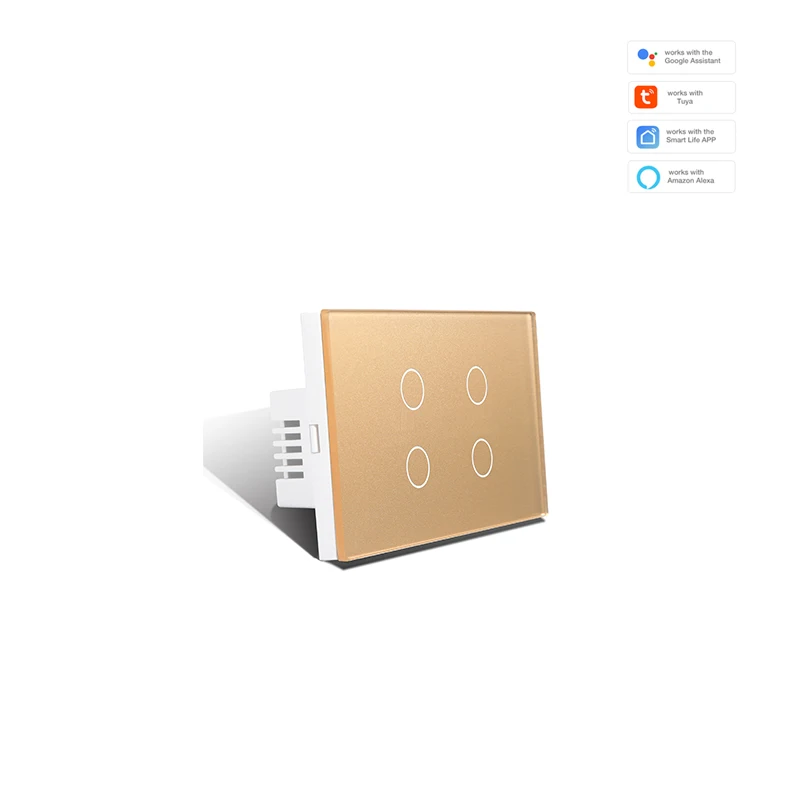 Высоковольтный смарт-выключатель света Tuya Larkkey zigbee us au alexa