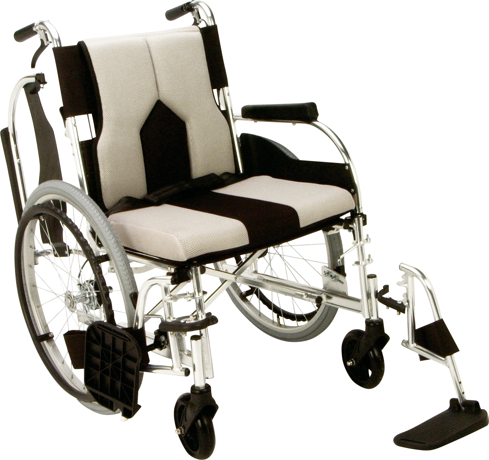 Highly breathable comfortable lightweight foldable wheelchair used