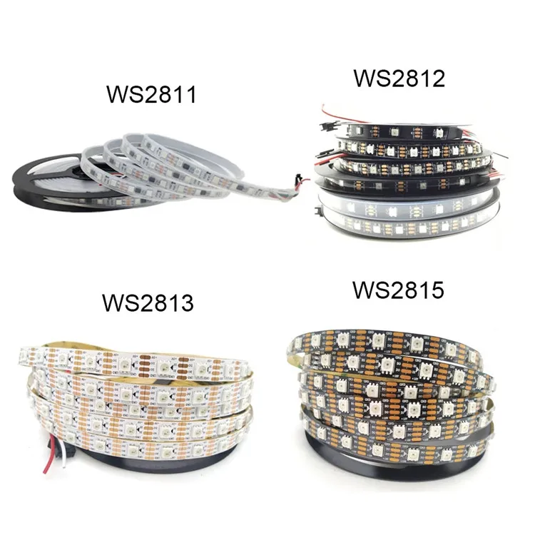 SK6812 RGBW WS2812B WS2811 WS2813 WS2815 Individually Addressable 30/60/144 led/m pixel tape RGB led strip light