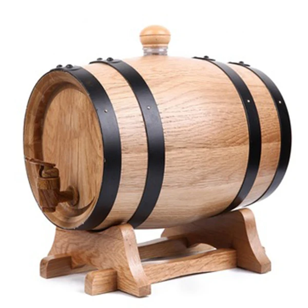 Oaks Barrel Wooden 5L Capacity (American White Oak) for Preserving