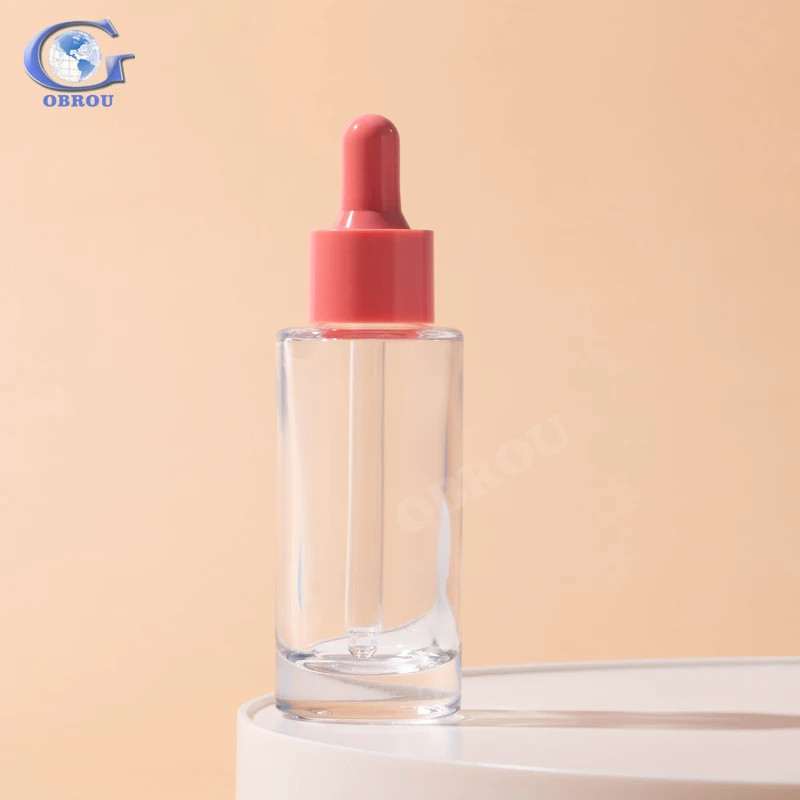 Hot sale stock hair perfume essential oil spray olive cuticle body oil beard oil roller glass dropper bottle plastic cap bottles