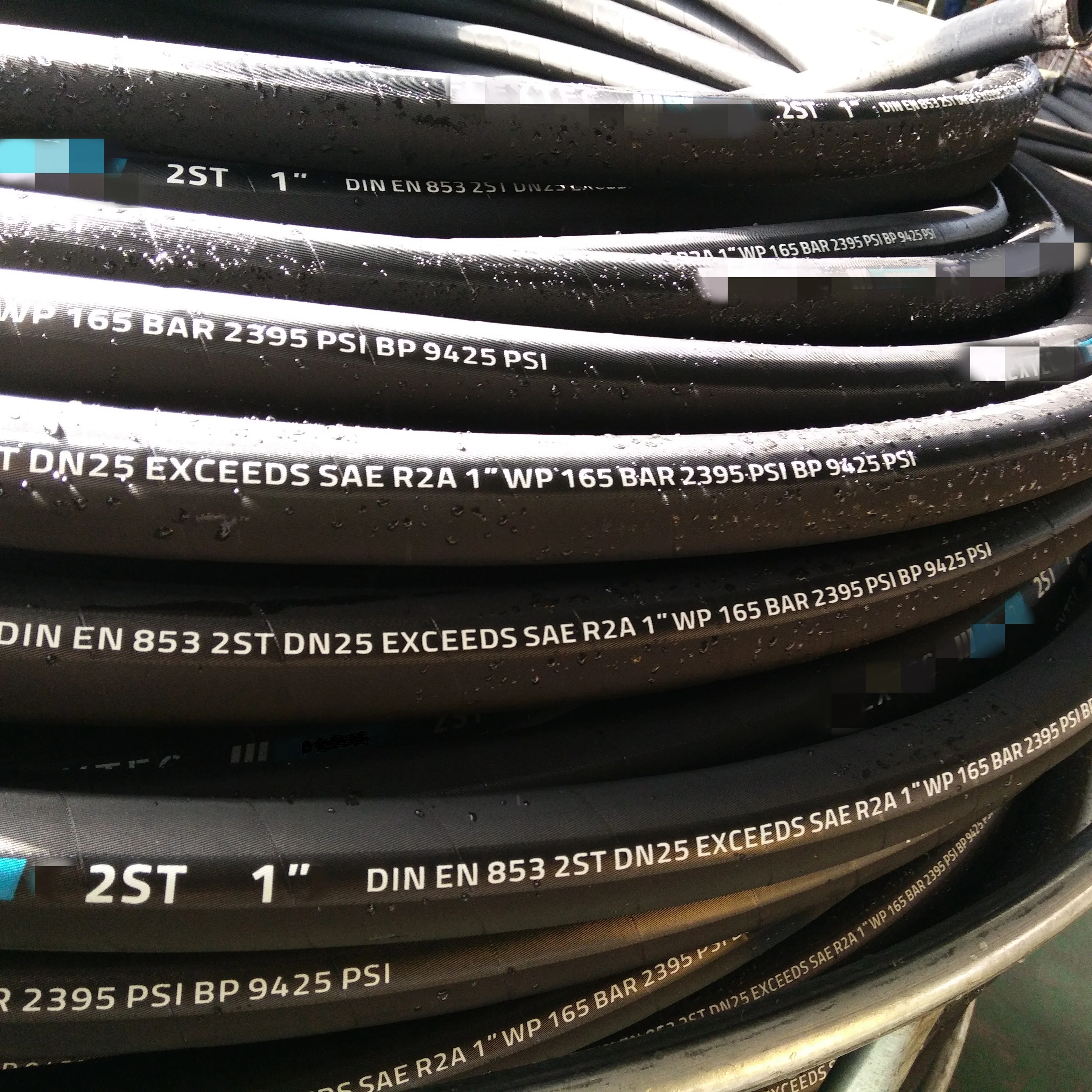 Industrial Hydraulic Hose R2/2SN High Pressure Hydraulic Hose and Fitting
