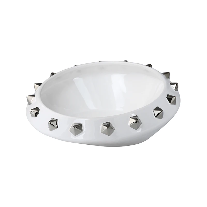 New Ceramic Fruit Bowl Tableware Decorative Dessert Plate pieces Bowls