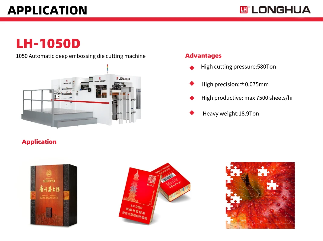 1050 Best Quality Best Price Fully Automatic Embossing Die Cutting Press Cut Machine Automatic Flat Bed Die Cutting Machine