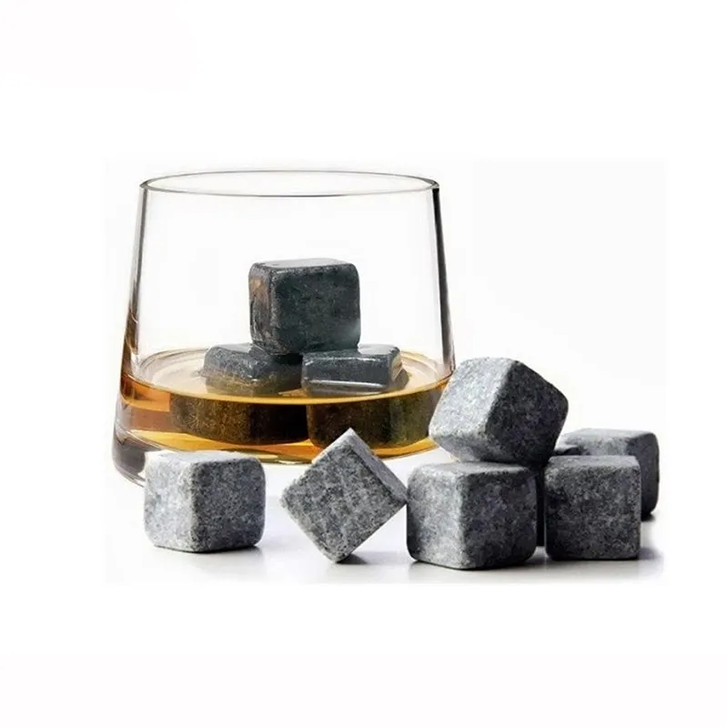 Cheap Granite Whiskey stones bullet shaped whiskey black dice ice cube