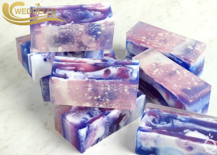 Weddells French Cold Pressed Organic Coffee Private Label Bar Flower Hand made Body artisan brightening Soap