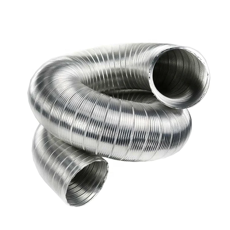 HVAC Air Conditioning Semi Rigid Aluminum ducting exhaust