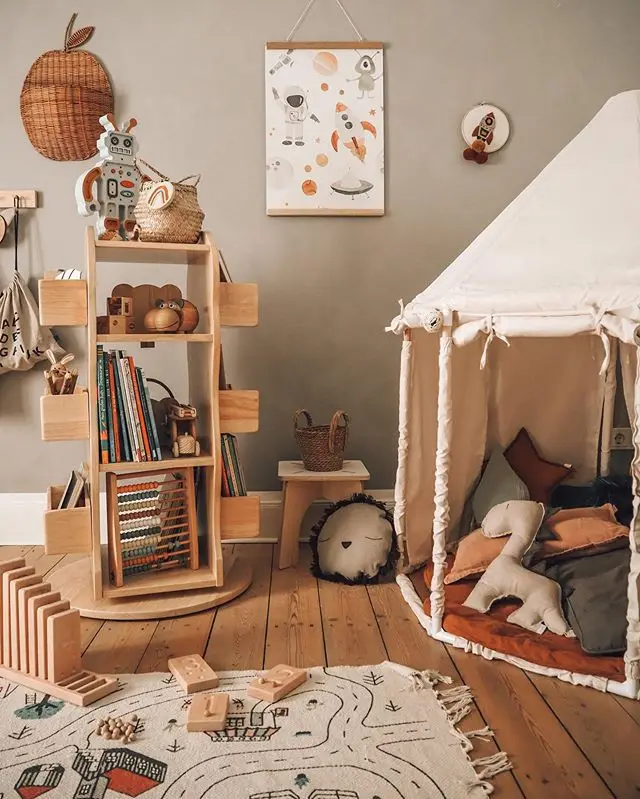 Indoor home boy yurt tent house baby sleeping toy game house kids play tent