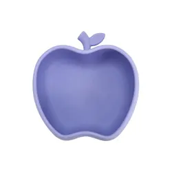 Food grade baby silicone large capacity bowl with suction non slip solid color kids feeding bowl