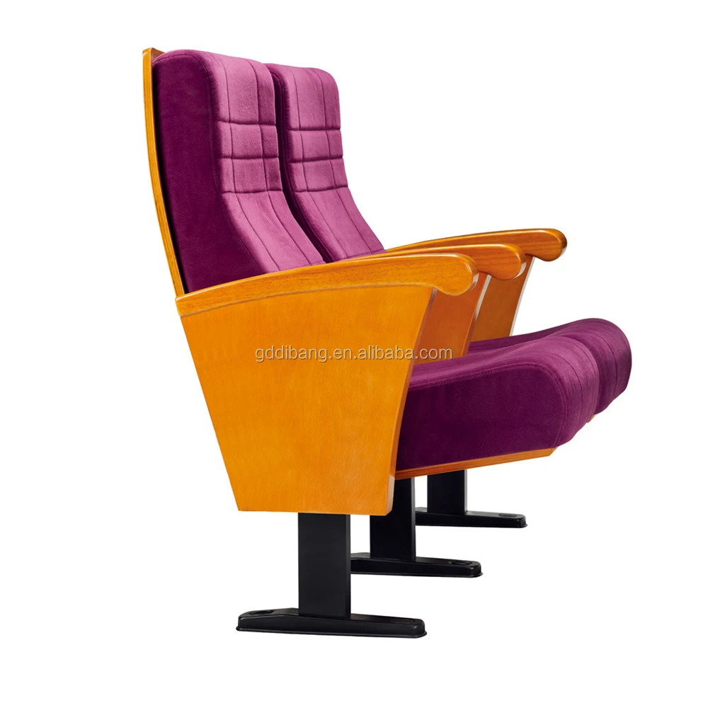 VIP stadium chair seating fabric cover indoor conference hall seating used cushion auditorium chair