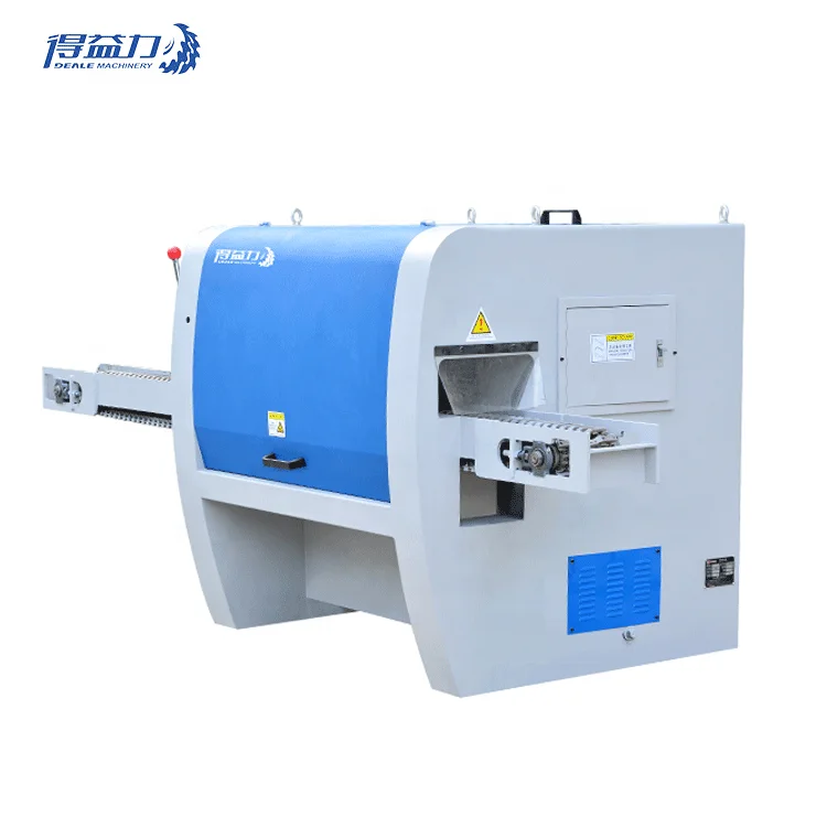 DEALE automatic log multi blade rip effective woodworking mills sawmill multiple wood cutting circular timber saw machine