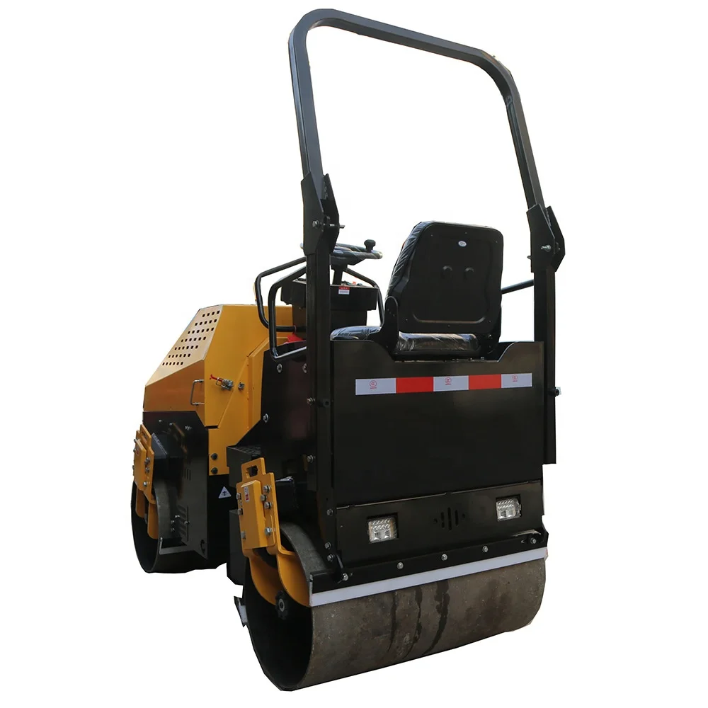 Diesel Road Roller Time Limited Single / double Drum New Small Mini Road Roller Machine Compactor Price