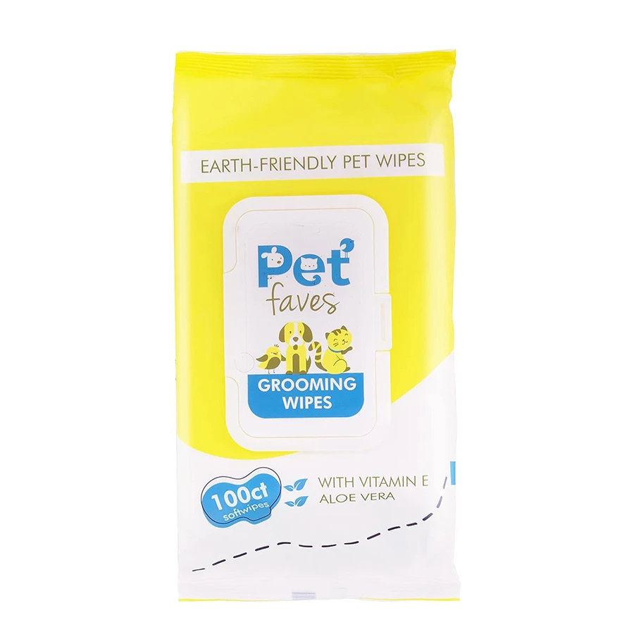Wholesale Super Soft Anti-Bacterial Cleaning Towels Natural Eye and Ear Wet Wipes for Cats and Dogs Nonwoven Pet Dry Wipes