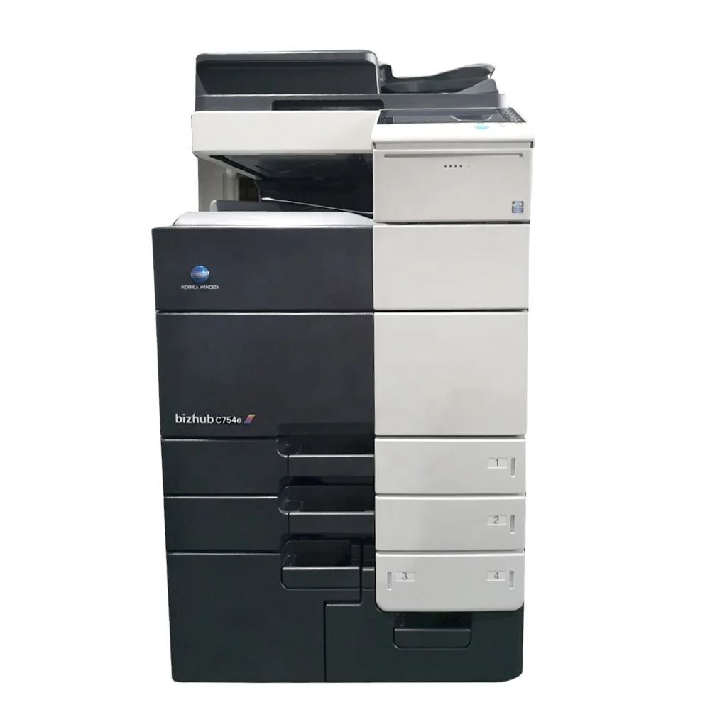 Хорошее состояние копировальный аппарат Konica Minolta Bizhub C454 C554 C364 C654 C754 цветной лазерный принтер A3