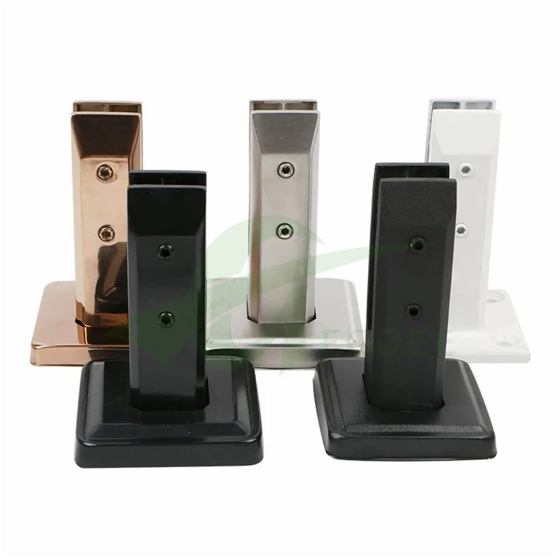 Factory stainless steel indoor stair railing accessories custom color outdoor balcony deck fence glass spigot