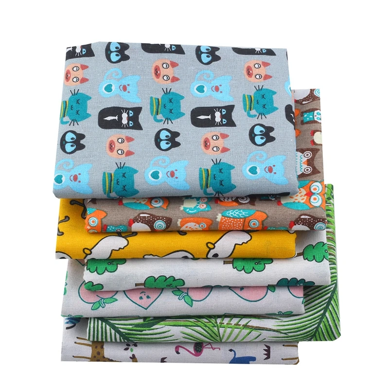 
Natural Breathable Various Pattern Printed 100% Pure Linen Fabric Diy 