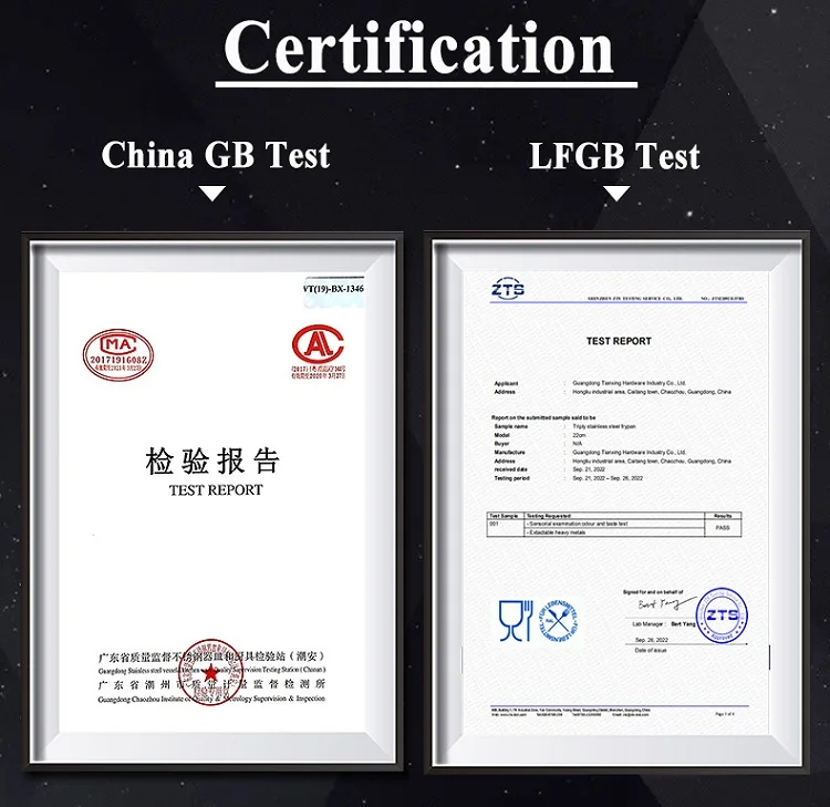 TIANXING Роскошные кастрюли и сковороды кухонные аксессуары Тройная посуда из нержавеющей стали Большая сковорода с антипригарным покрытием набор сковородок