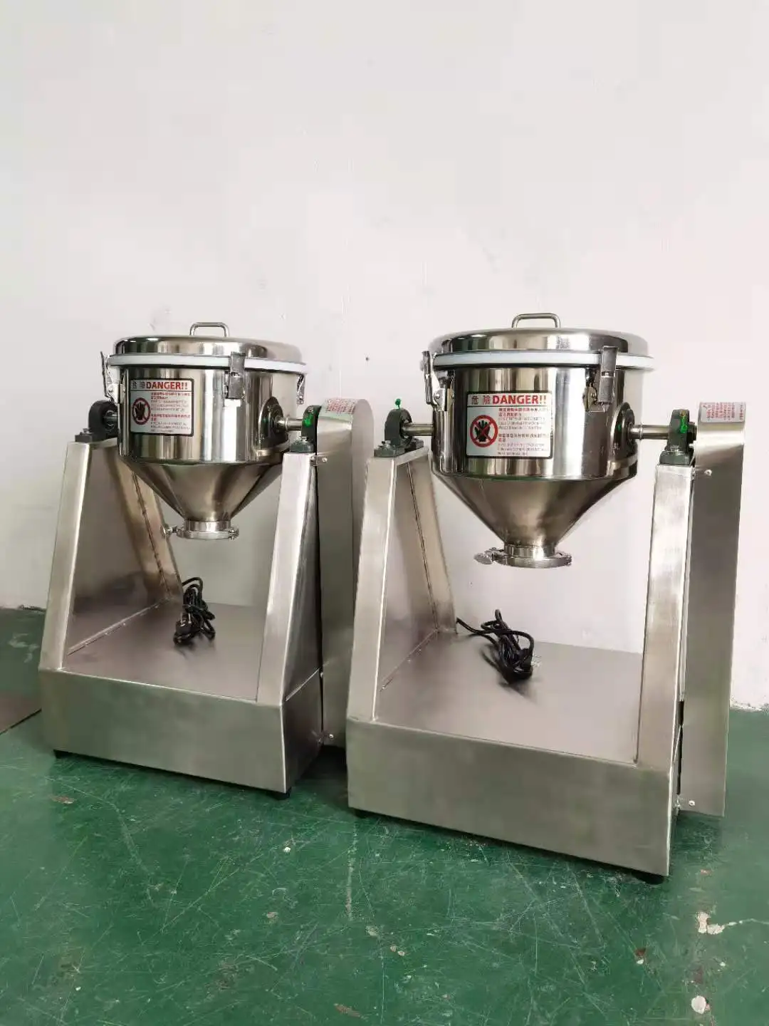 Laboratory type conical Mixing machine for spice additive mixer Chemical stainless steel powder mixing machine Lab powder mixer