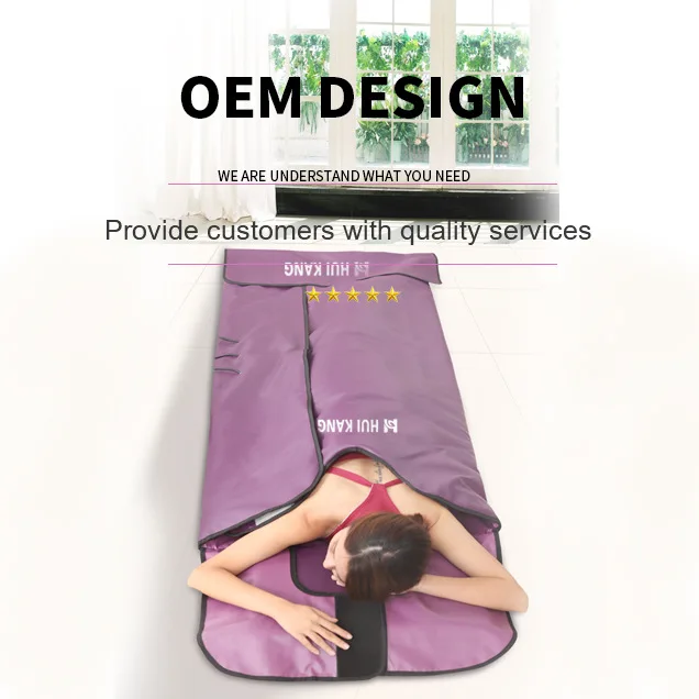 For home use spa equipment portable sauna refillable home beauty device personal care Infrared Sauna red light therapy Blanket