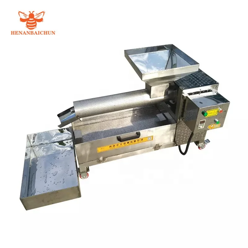 Automatic Beeswax Separator Screw type Honey Extruding Machine, Electric Wax Press machine Beekeeping equipment