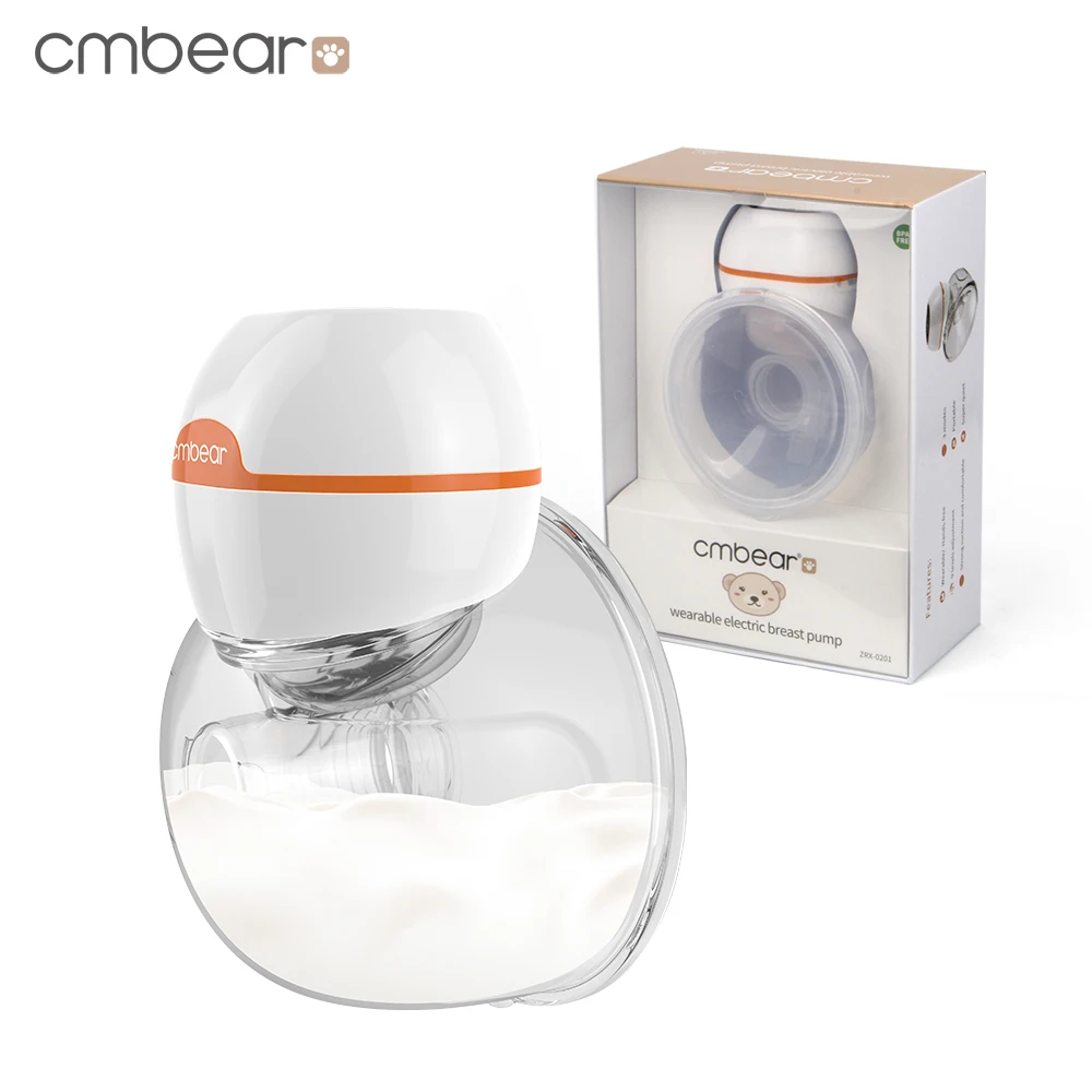 baby silicone  hands free breast pump vacuum breast pump tubless  breast milk pumping machine