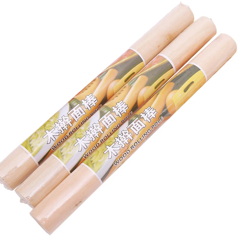
Wholesale non-stick wooden press stick baking tools dumpling skin rolling pin manufacturers kitchen rolling pin 