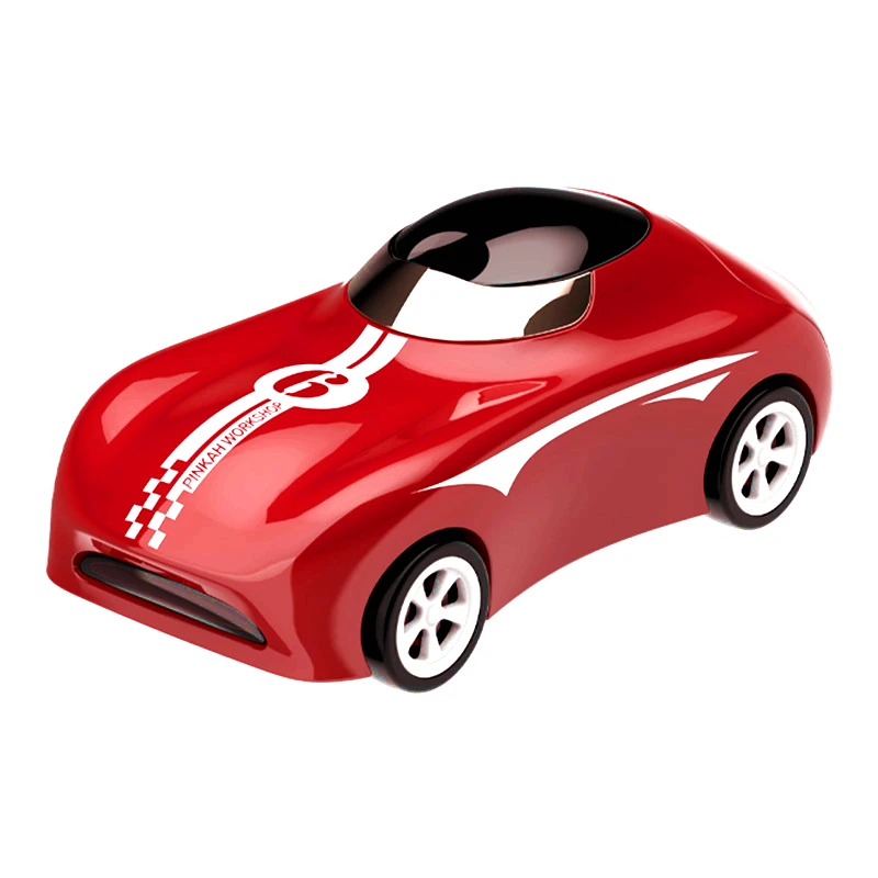 PINKAH New 300ML Sports Car Shape Eco BPA Free Plastic Fun Carton Water Bottle with Shoulder Strap School