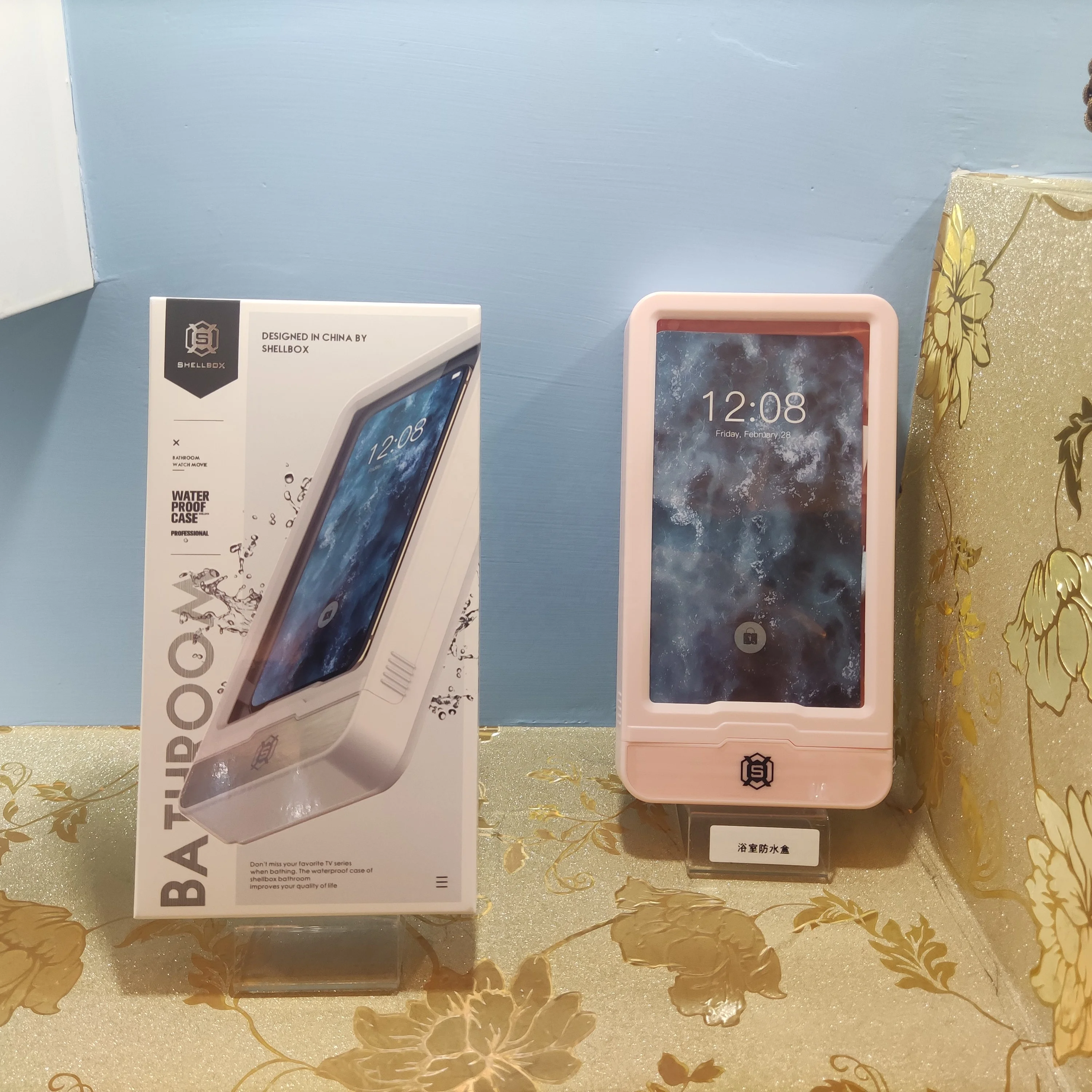 Bathroom Watching movie waterproof anti fog case for smart cell phone case