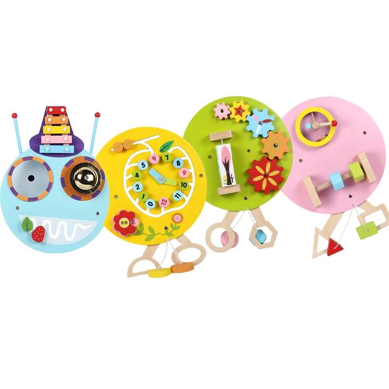 High Quality Wall Toy Caterpillar Wooden Educational Toy For Kids Creativity Developing Toy