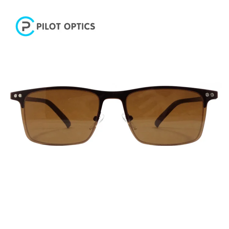Pilot optics 2023 men fashion clip on filter 95 % blocking anti blue light glass for men